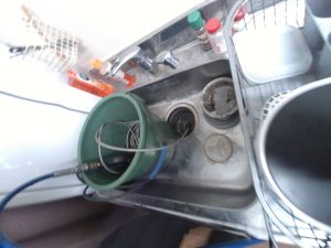 キッチン排水管洗浄
