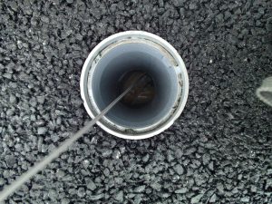 屋外の排水管洗浄